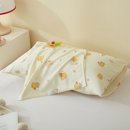 91家纺网 家纺一手货源 找家纺 （总）2025款A类母婴级全棉双层纱枕套_4032