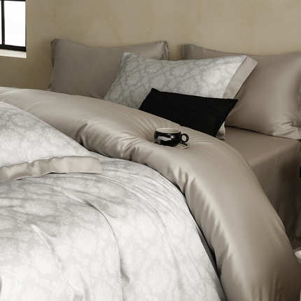 91家纺网 家纺一手货源 找家纺 （总）本制 2025新款水洗真丝印花四件套