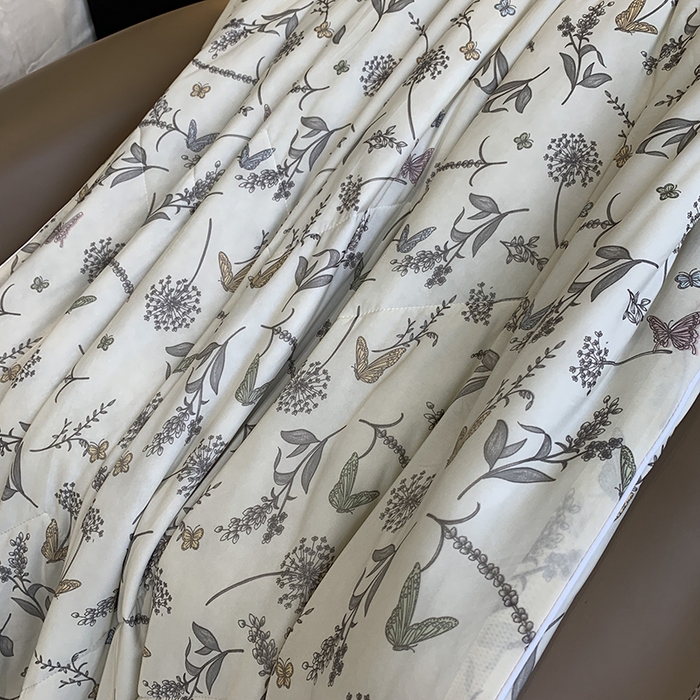 91家纺网 家纺一手货源 找家纺 （总）奈萝家纺 2025新款冰皮凉感丝夏被空调被