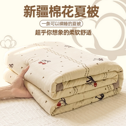 91家纺网 家纺一手货源 找家纺 （总）好睡棉 2025新款柔软裸睡级水洗棉夏被新疆棉花被夏凉被空调被被子