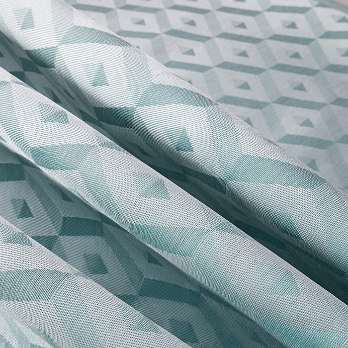 91家纺网 家纺一手货源 找家纺 全季家居 2025新款5A抗菌3D立体冰柔凉感冰丝席 格调-水绿 床席款