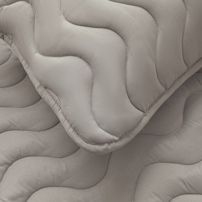 91家纺网 家纺一手货源 找家纺 初心家纺 2025新款原棉防水夹棉窗帘床护罩单件席梦思保护套防水床罩 深灰