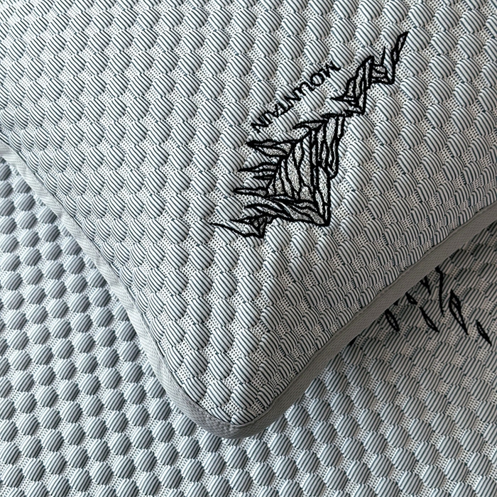 91家纺网 家纺一手货源 找家纺 澳梵家居 2025新款PE中分子A类凉感豆豆刺绣软凉席 冰川-深灰