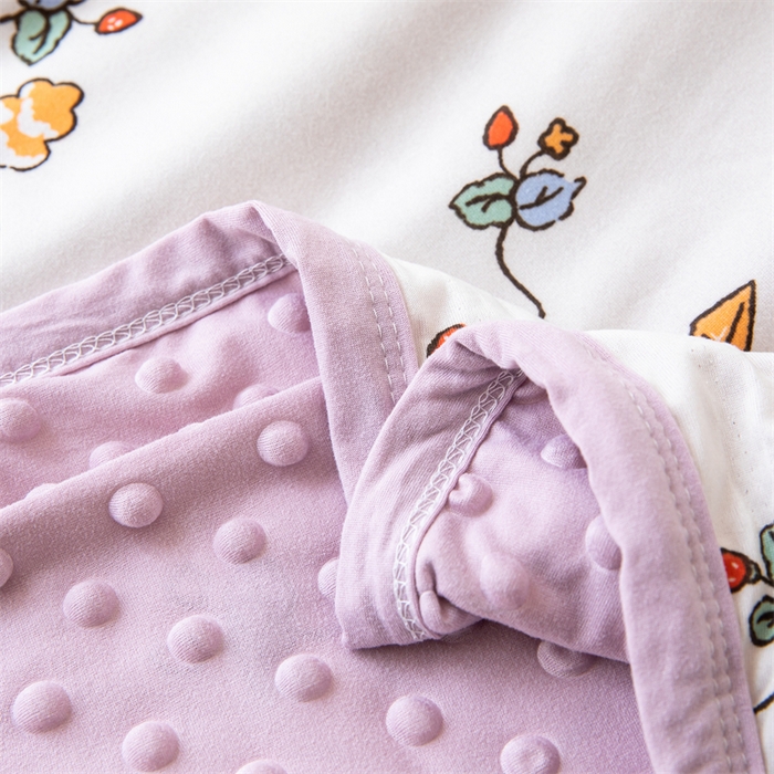 91家纺网 家纺一手货源 找家纺 艾佳宝贝 2025新款A类针织豆豆儿童多功能宿舍午睡安抚盖毯 兔兔的生日-盖毯