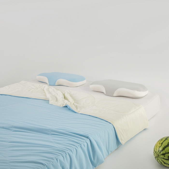 91家纺网 家纺一手货源 找家纺 （总）锦禾穗 2025新款高克重双面锦氨凉感冰菓裸感被