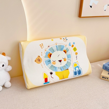 91家纺网 家纺一手货源 找家纺 （总）梵赫 2025新款全棉A类儿童针织棉记忆枕（可拆卸）