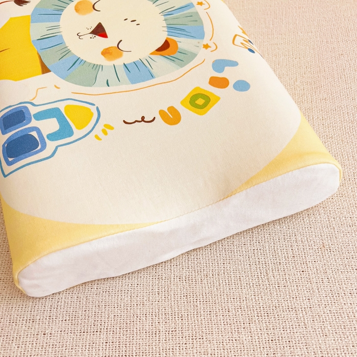 91家纺网 家纺一手货源 找家纺 梵赫 2025新款全棉A类儿童针织棉记忆枕（可拆卸） 狮子王 单枕套