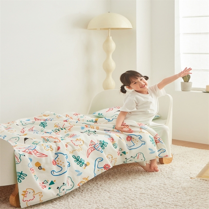 91家纺网 家纺一手货源 找家纺 （总）艾佳宝贝 2025A类儿童全棉多功能单被套可拆式夏被四季被子