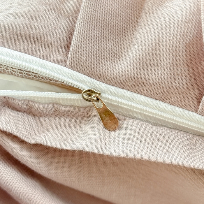 91家纺网 家纺一手货源 找家纺 晨晨家纺2025新款全棉双层花边双层纱四件套 法式少女-咖