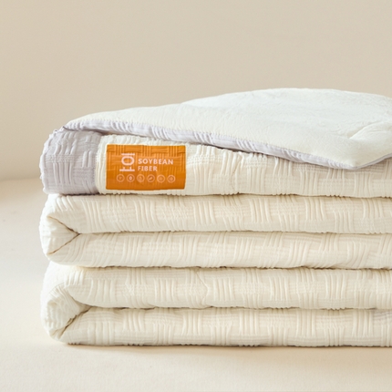 91家纺网 家纺一手货源 找家纺 （总）雨洋家纺 2025新款亲肤华夫格大豆夏被