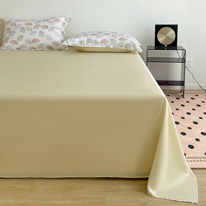 91家纺网 家纺一手货源 找家纺 棉生活家纺 2025新款天丝莱赛尔印花四件套 林间秘信