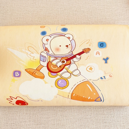 91家纺网 家纺一手货源 找家纺 （总）梵赫 2025新款全棉A类儿童针织棉记忆枕（可拆卸）