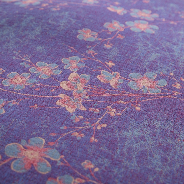 91家纺网 家纺一手货源 找家纺 2025新款全棉色织双层纱纽扣款四件套 织梦-紫罗兰