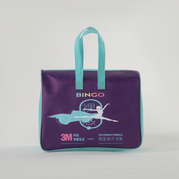 91家纺网 家纺一手货源 找家纺 佳居缘 2025新款锦氨冰川凉感冰菓裸感被 组合