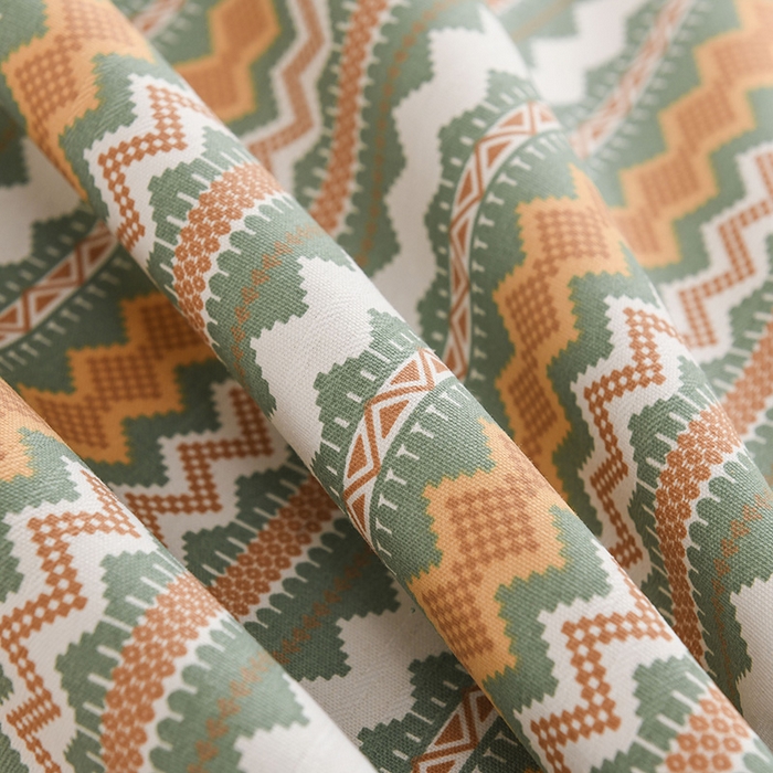 91家纺网 家纺一手货源 找家纺 红日子纺织品 2025新款艾草老粗布床单印花凉席三件套 简爱