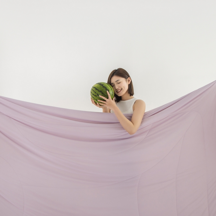 91家纺网 家纺一手货源 找家纺 佳居缘 2025新款锦氨冰川凉感冰菓裸感被 丁香紫