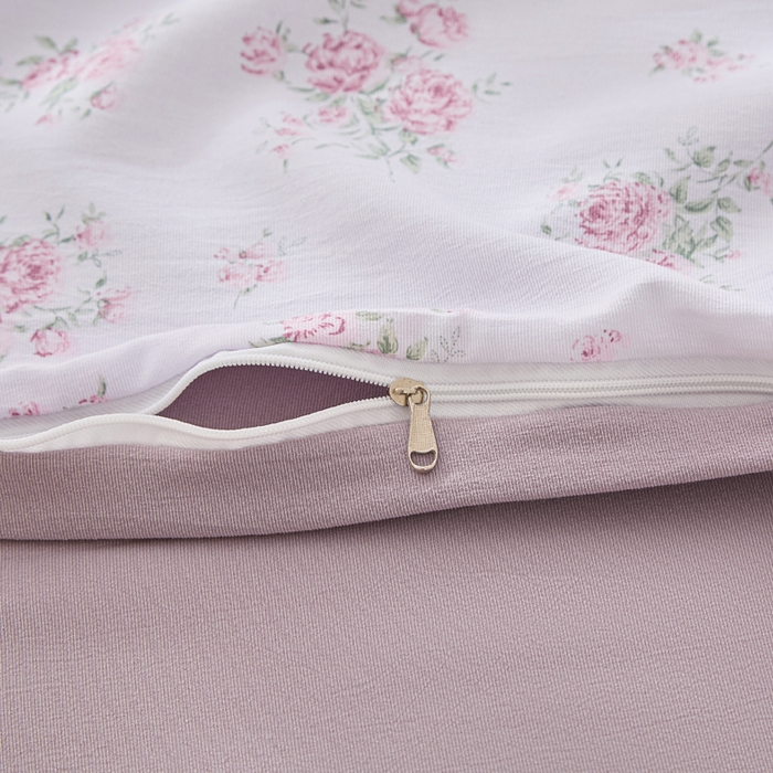 91家纺网 家纺一手货源 找家纺 蕾诺家纺 2025新款直播新款A类有氧提花云纱棉圆角吊边工艺四件套学生三件套 西塘