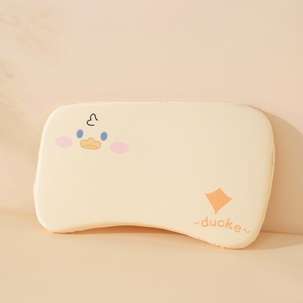 温蔓2025新款冰感丝卡通印花婴童枕 幸运小黄鸭25*45整体(记忆棉）