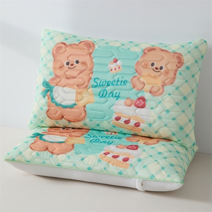 91家纺网 家纺一手货源 找家纺 （总）大熊枕芯 2025新款卡通儿童枕芯决明子枕