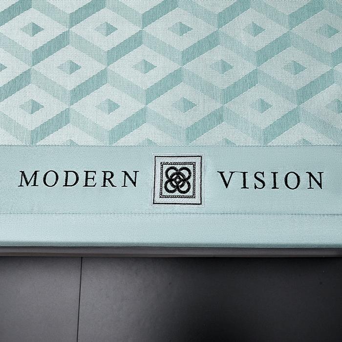 91家纺网 家纺一手货源 找家纺 全季家居 2025新款5A抗菌3D立体冰柔凉感冰丝席 格调-水绿 床席款