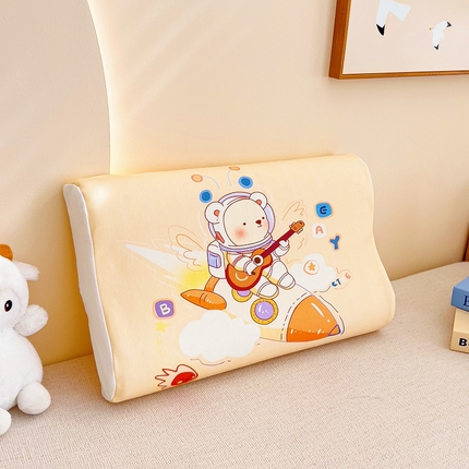 91家纺网 家纺一手货源 找家纺 （总）梵赫 2025新款全棉A类儿童针织棉记忆枕（可拆卸）