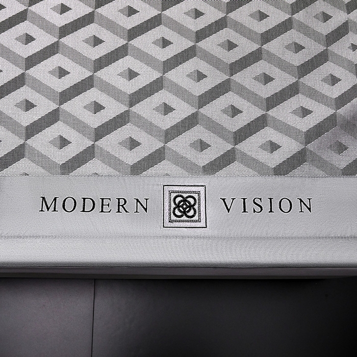 91家纺网 家纺一手货源 找家纺 全季家居 2025新款5A抗菌3D立体冰柔凉感冰丝席 格调-银灰 床席款