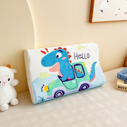 91家纺网 家纺一手货源 找家纺 （总）梵赫 2025新款全棉A类儿童针织棉记忆枕（可拆卸）