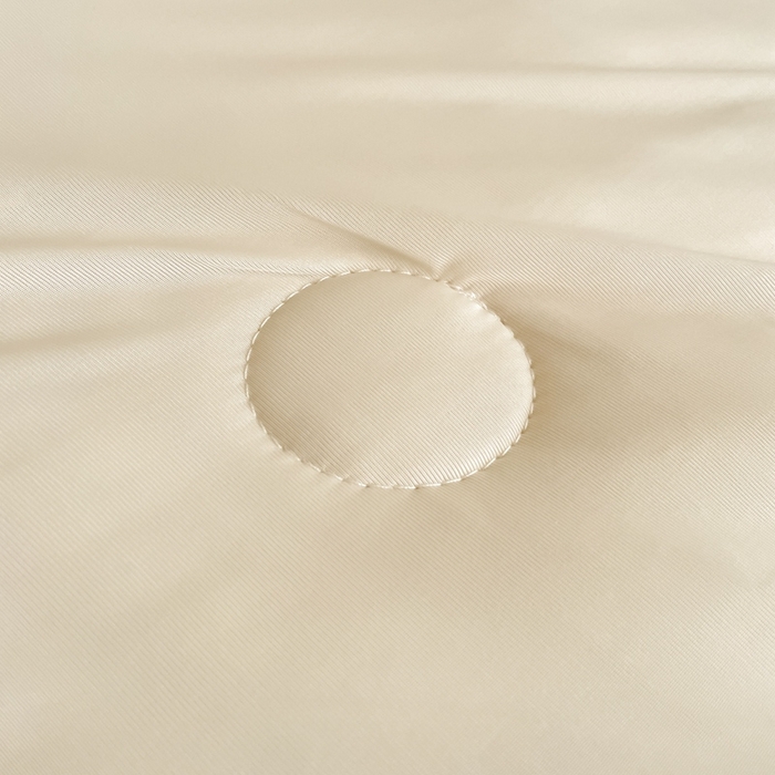 91家纺网 家纺一手货源 找家纺 2025新款加厚乳胶床笠款经典纯色夏被套件 饼干花-米杏