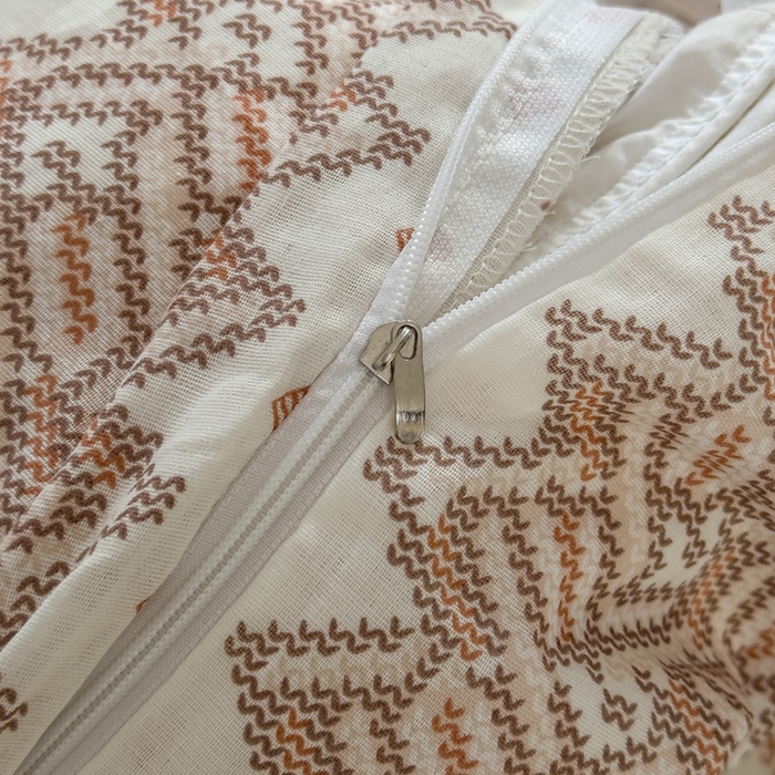 91家纺网 家纺一手货源 找家纺 塔塔家居  2025新款全棉纯棉双层纱被套单品单被套被套单件 春和日丽