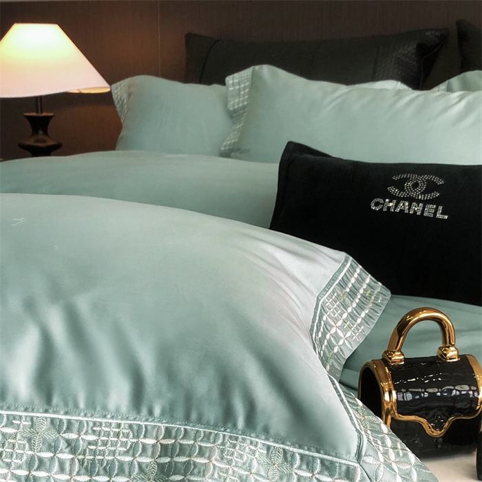 91家纺网 家纺一手货源 找家纺 （总）保罗圣迪奥 2025新款简约款全棉长绒棉四件套—星阑