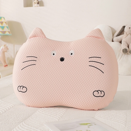温蔓2025新款卡通猫肚枕 浅粉
