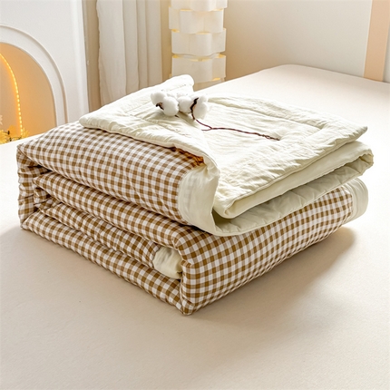 91家纺网 家纺一手货源 找家纺 （总）默忆 2025新款水洗棉新疆棉花夏被水洗棉夏凉被空调被棉花被