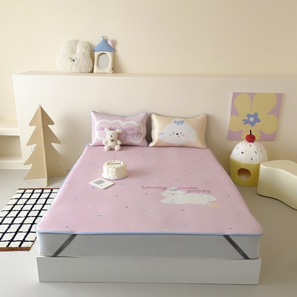 91家纺网 家纺一手货源 找家纺 （总）三味舒屋 2025新款熊猫系列大版印花冰丝冰藤席凉席