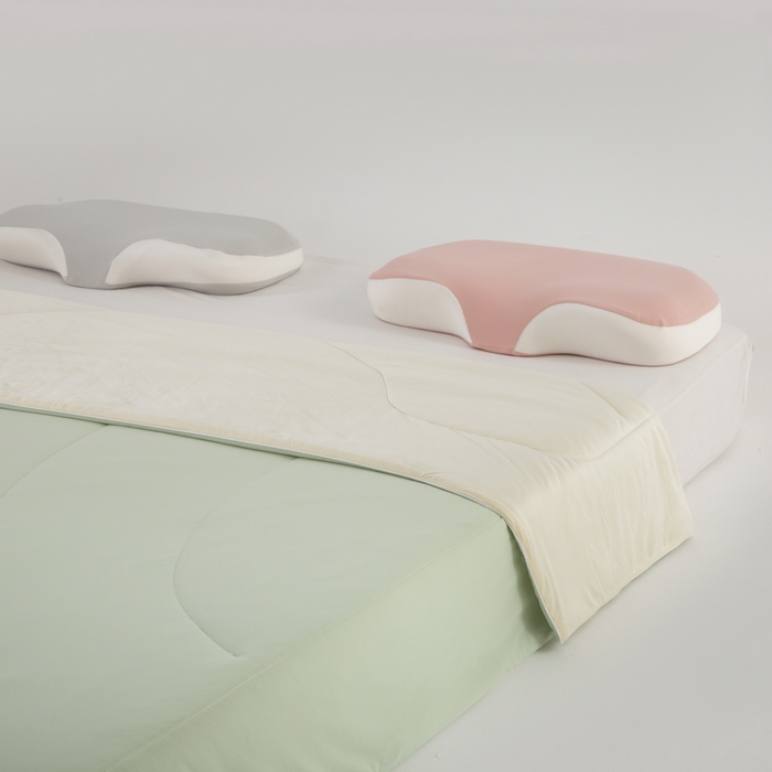 91家纺网 家纺一手货源 找家纺 锦禾穗 2025新款高克重双面锦氨凉感冰菓裸感被 豆蔻绿