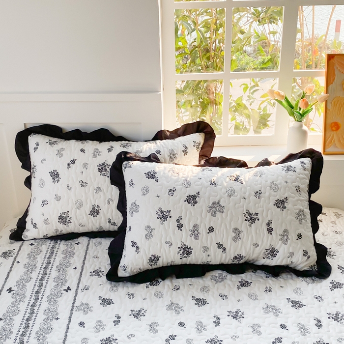 91家纺网 家纺一手货源 找家纺 佳品居 2025新款赫本风床盖四件套 赫本风-花馨