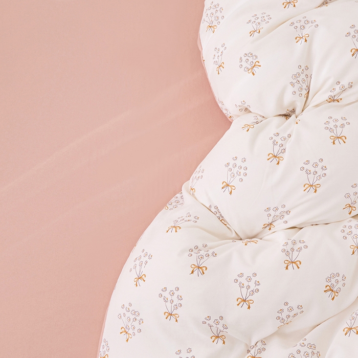 91家纺网 家纺一手货源 找家纺 蕾诺家纺 2025新款直播新款A类有氧提花云纱棉圆角吊边工艺四件套学生三件套 蒲公英