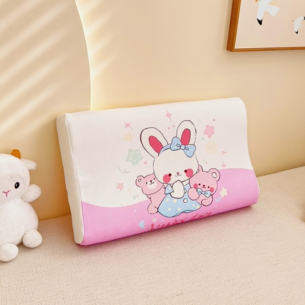 91家纺网 家纺一手货源 找家纺 （总）梵赫 2025新款全棉A类儿童针织棉记忆枕（可拆卸）