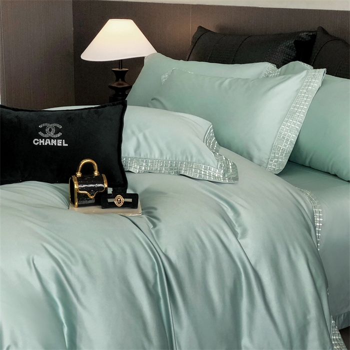 91家纺网 家纺一手货源 找家纺 （总）保罗圣迪奥 2025新款简约款全棉长绒棉四件套—星阑