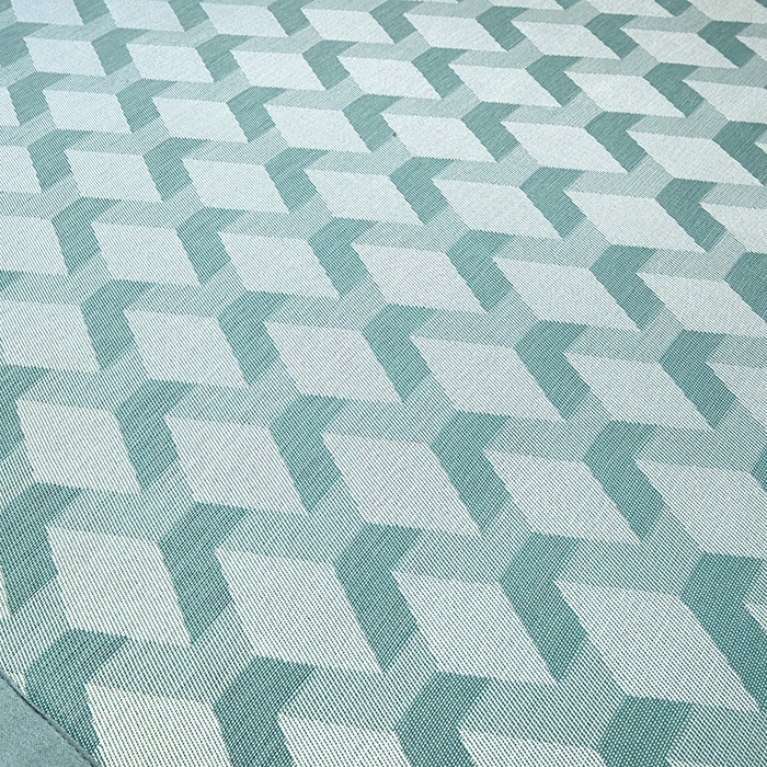 91家纺网 家纺一手货源 找家纺 全季家居 2025新款5A抗菌3D立体冰柔凉感冰丝席 菱形-水绿 床席款