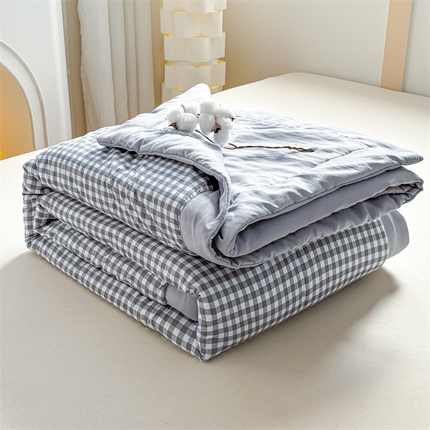 91家纺网 家纺一手货源 找家纺 （总）默忆 2025新款水洗棉新疆棉花夏被水洗棉夏凉被空调被棉花被