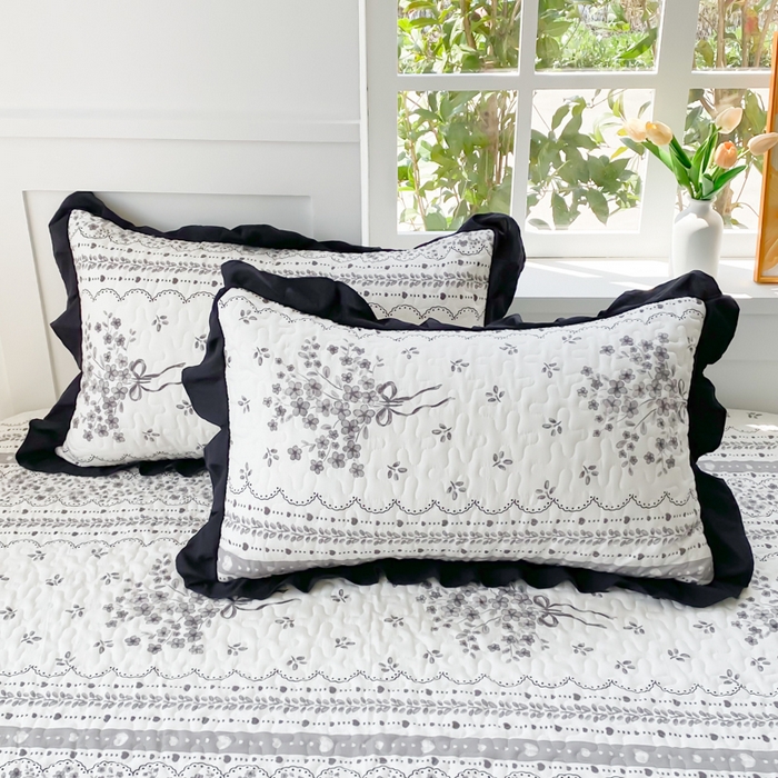 91家纺网 家纺一手货源 找家纺 佳品居 2025新款赫本风床盖四件套 赫本风-繁花