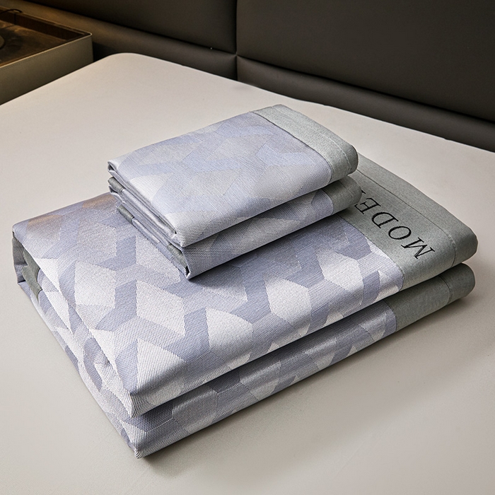 91家纺网 家纺一手货源 找家纺 全季家居 2025新款5A抗菌3D立体冰柔凉感冰丝席 菱形-天蓝 床席款