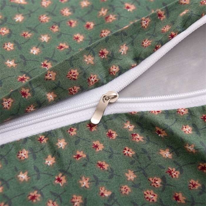 91家纺网 家纺一手货源 找家纺 大熊枕芯 2025新款熊猫全棉碎花荞麦枕 熊猫荞麦枕-绿