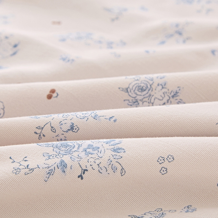 91家纺网 家纺一手货源 找家纺 蕾诺家纺 2025新款直播新款A类有氧提花云纱棉圆角吊边工艺四件套学生三件套 兰亭