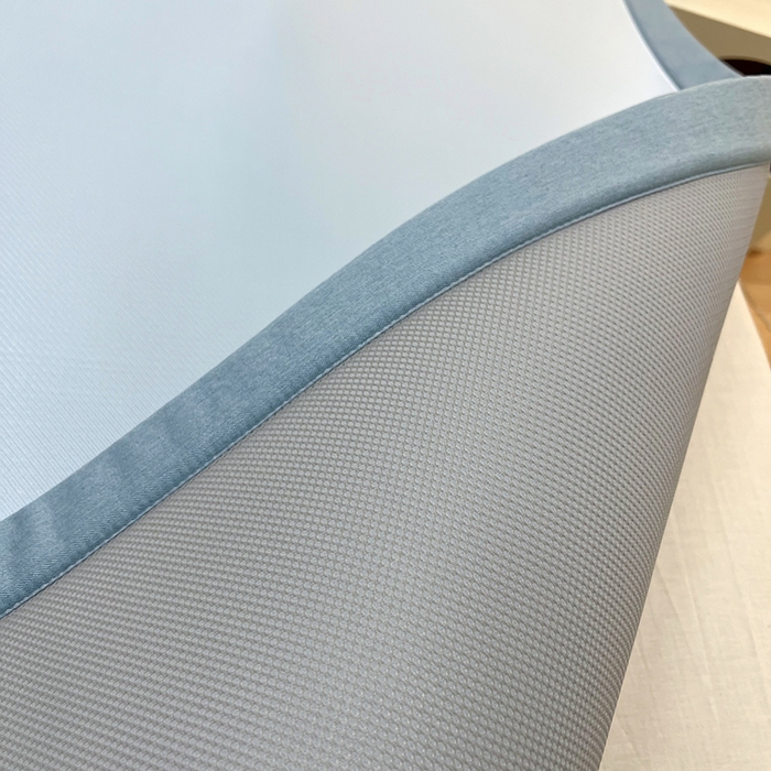 91家纺网 家纺一手货源 找家纺 全季家居 2025新款5A抗菌ICE系列凉感冰丝席 天蓝 床席款