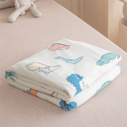 91家纺网 家纺一手货源 找家纺 （总）艾佳宝贝 2025新款A类豆豆针织儿童多功能盖毯安抚夏被-实拍