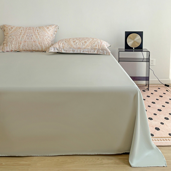 91家纺网 家纺一手货源 找家纺 棉生活家纺 2025新款天丝莱赛尔印花四件套 莉格西塔