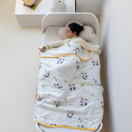 91家纺网 家纺一手货源 找家纺 （总）艾佳宝贝 2025春夏新款A类凉感丝儿童糖果抗菌夏被