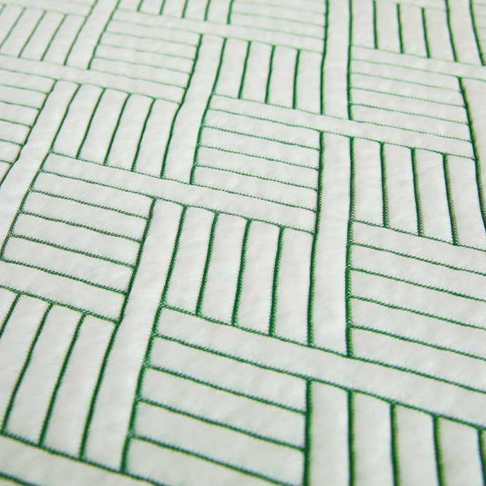 91家纺网 家纺一手货源 找家纺 2025新款韩国外贸爆款加厚PE中分子凉感豆豆软席 时空绿-床席款