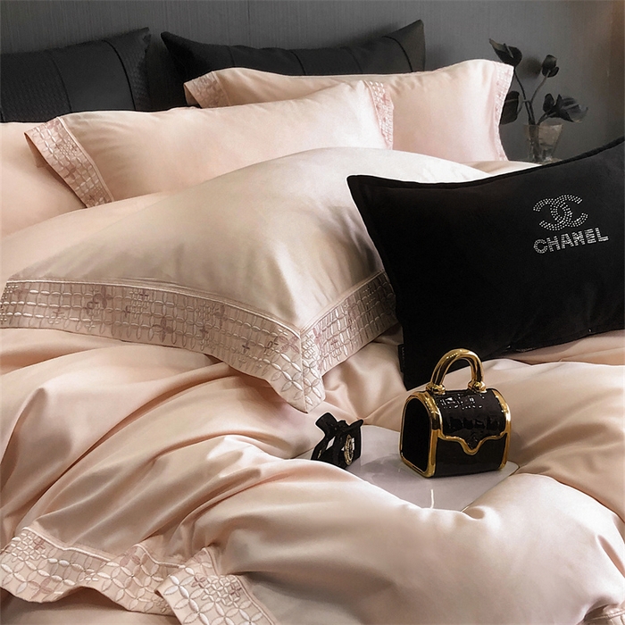 91家纺网 家纺一手货源 找家纺 保罗圣迪奥 2025新款简约款全棉长绒棉四件套—星阑 星阑-玉色